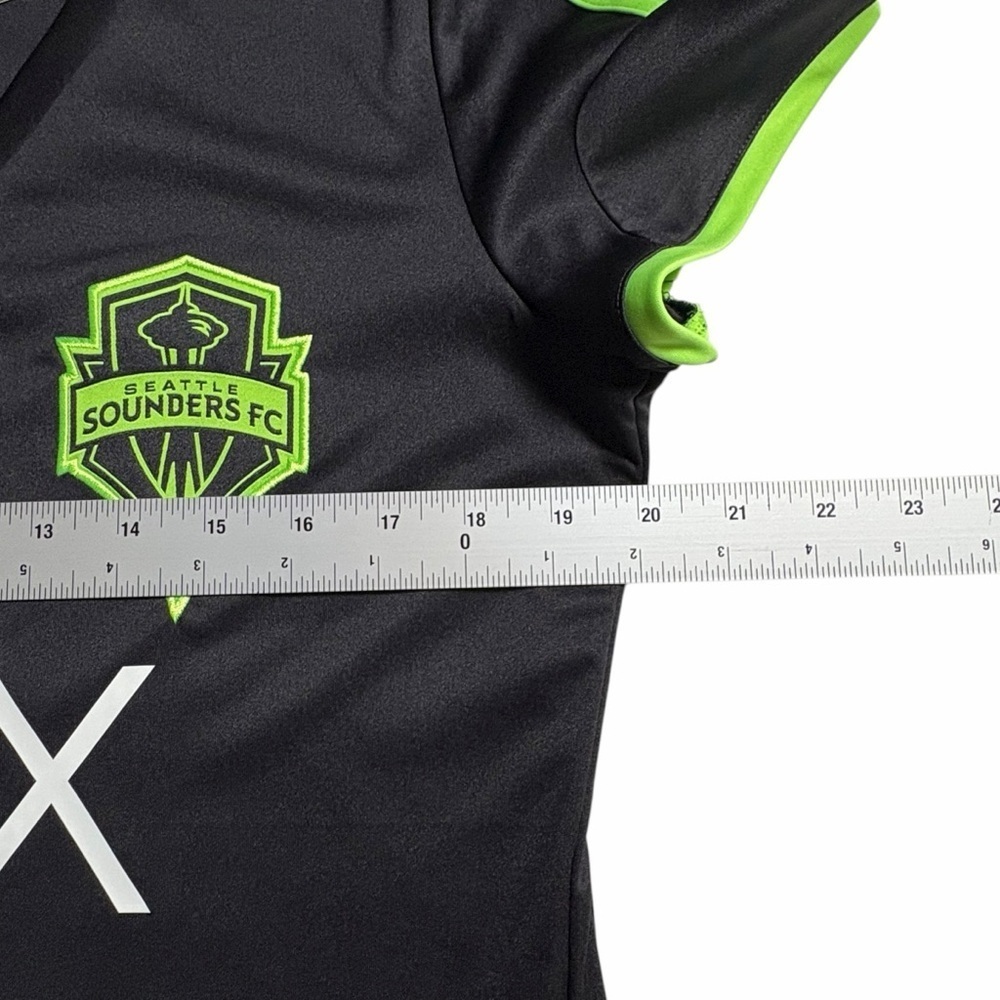 Adidas | Seattle Sounders FC “Pitch" Black Jersey | Women’s XL | MLS Soccer - Picture 11 of 12